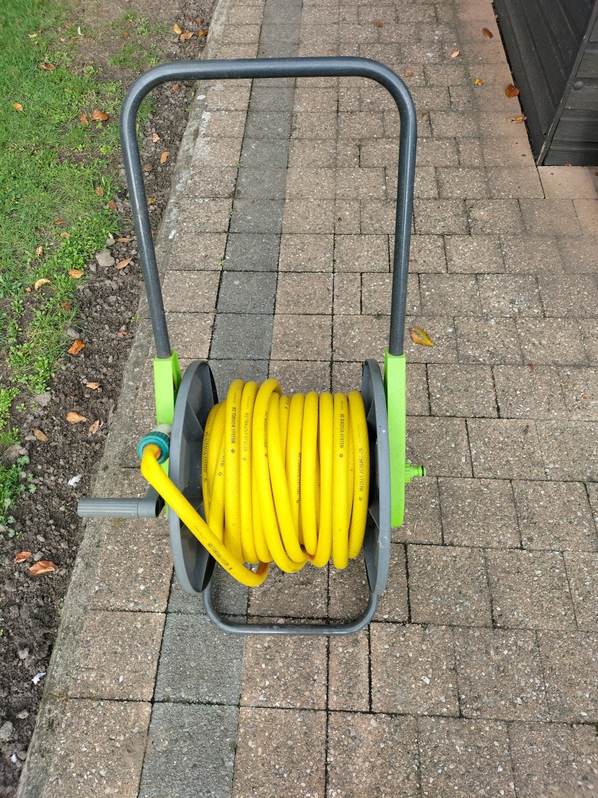 tuinslang met Haspel, Ophalen, Gebruikt, Tuinslang