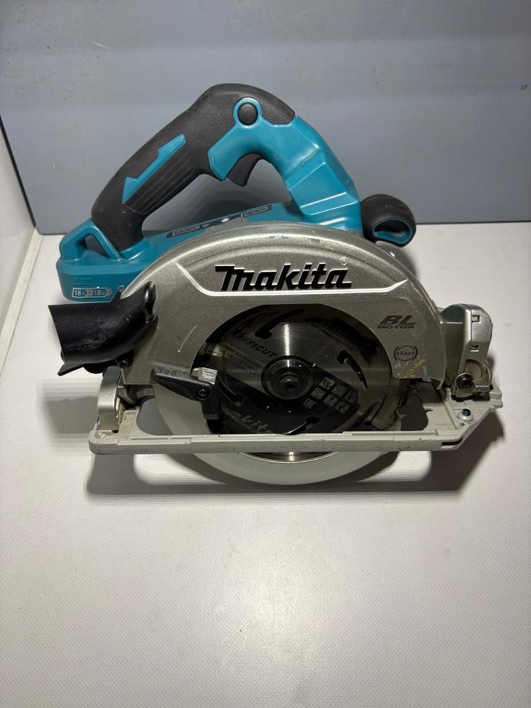 Makita accu cirkelzaag DHS783Z 18V+18V 190mm 62,5mm diep, Ophalen of Verzenden, Zo goed als nieuw, Accu
