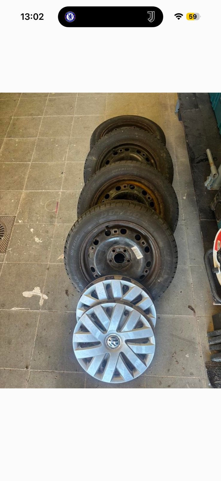 Vw polo winterbanden, Ophalen, Zo goed als nieuw