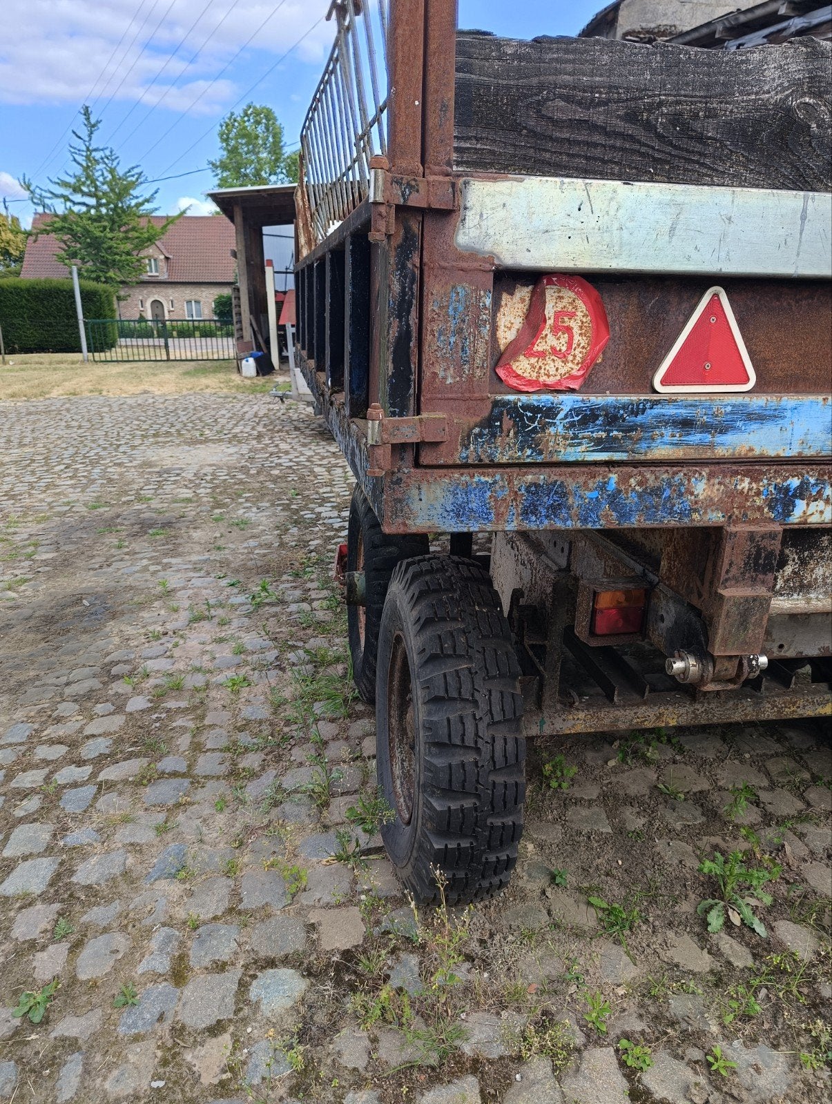Hydraulische kipkar., Zakelijke goederen, Landbouw | Werktuigen, Ophalen