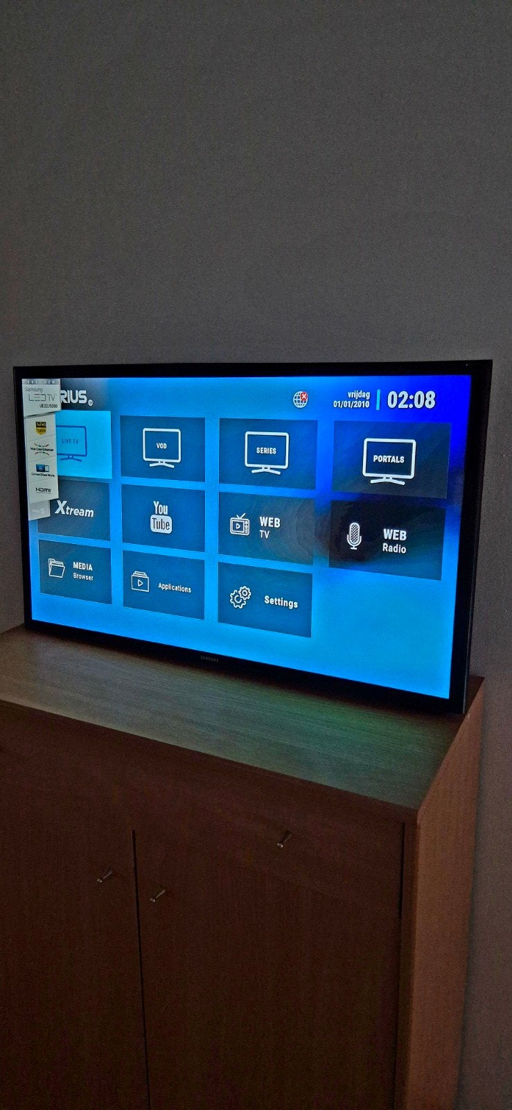 Téléviseur Samsung 22 pouces (56 cm) à vendre, Enlèvement, Utilisé, Samsung, Smart TV