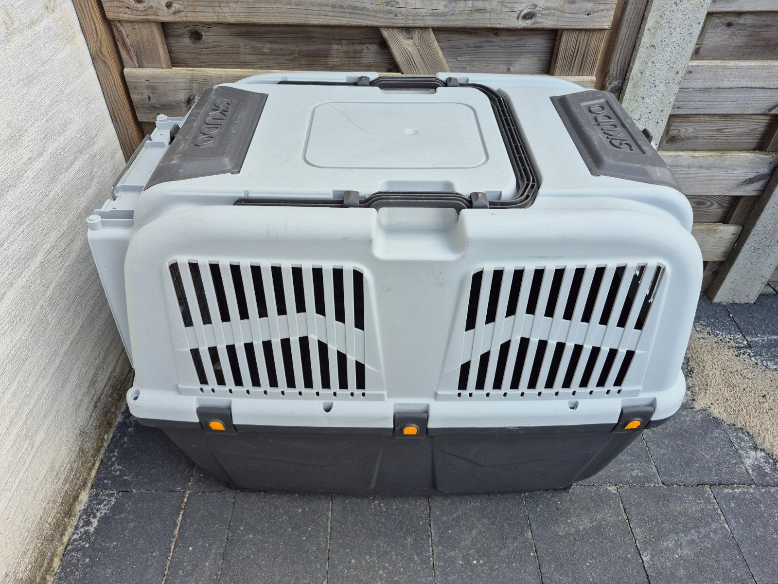 skudo transportbox, Ophalen