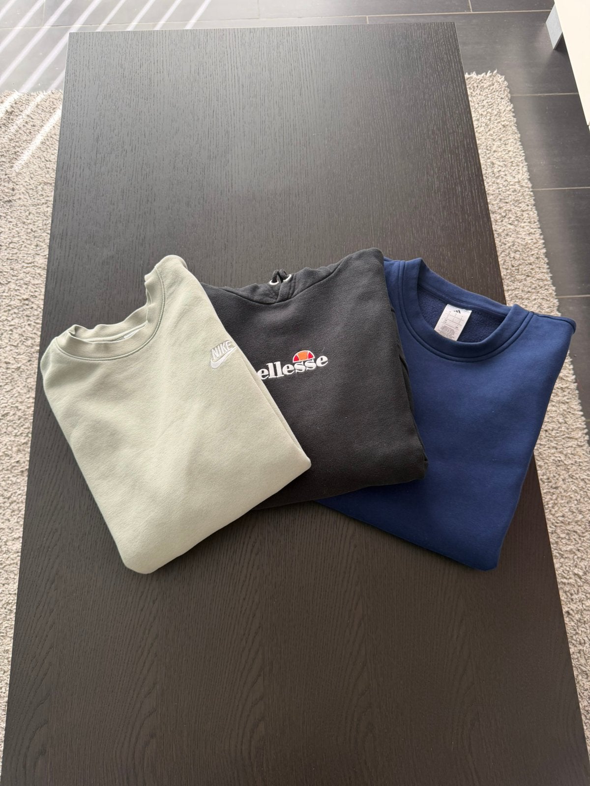 3x sweater/hoodie maat L - Nike, adidas, Ellesse, Kleding | Heren, Heren-kledingpakketten, Ophalen of Verzenden, Maat 52/54 (L)