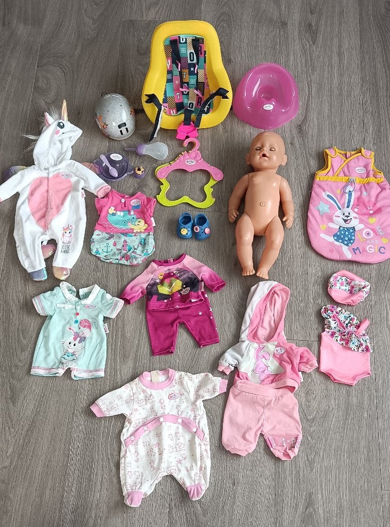 Pakket Baby Born, Kinderen en Baby's, Ophalen of Verzenden, Gebruikt, Babypop