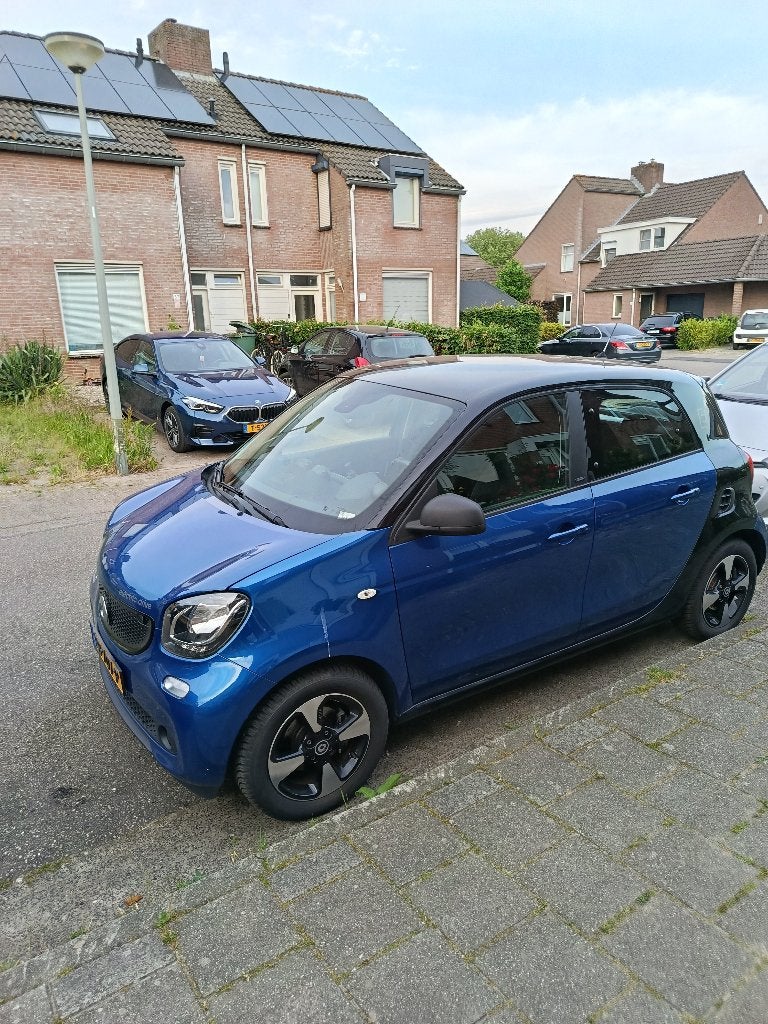 Te Koop mooie elektrische auto Smart Fourfour ED, Autos, Achat, Bleu, 5 portes, 6 cylindres
