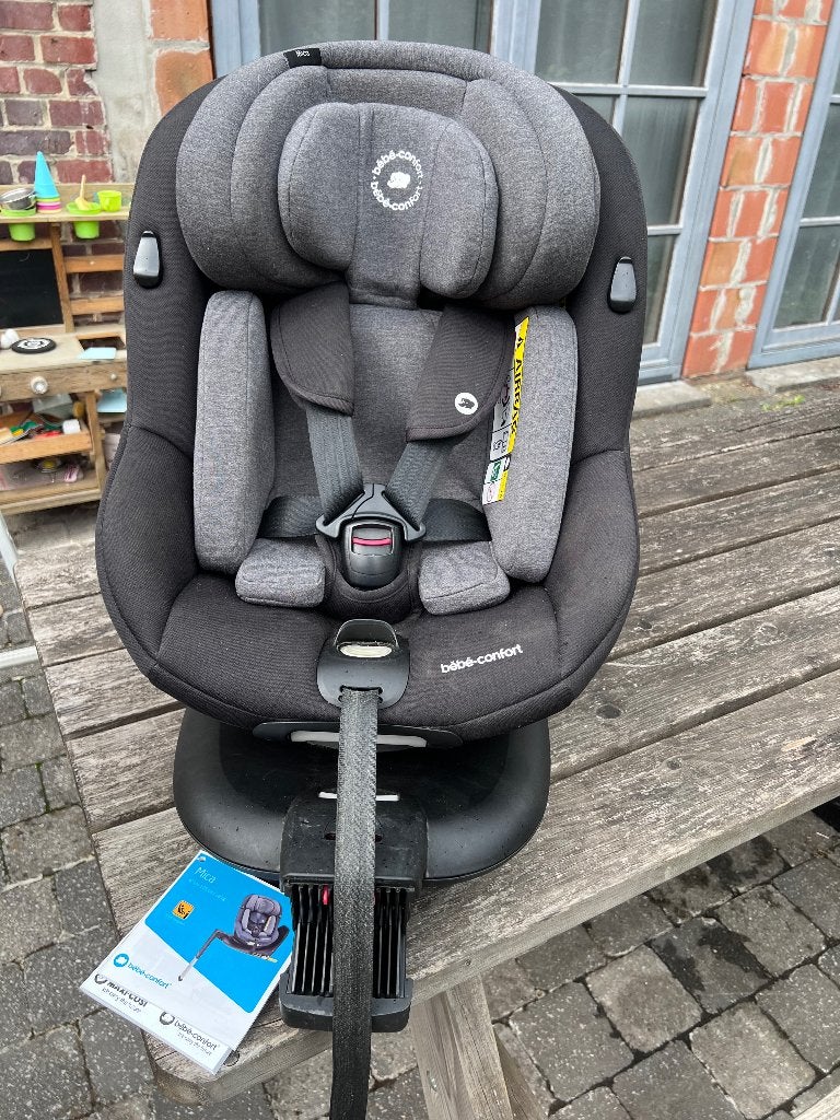 Autostoel Maxi cosi Mica 360 met  timboo hoes, Enfants & Bébés, Sièges auto, Dossier réglable, Enlèvement, Utilisé, Isofix