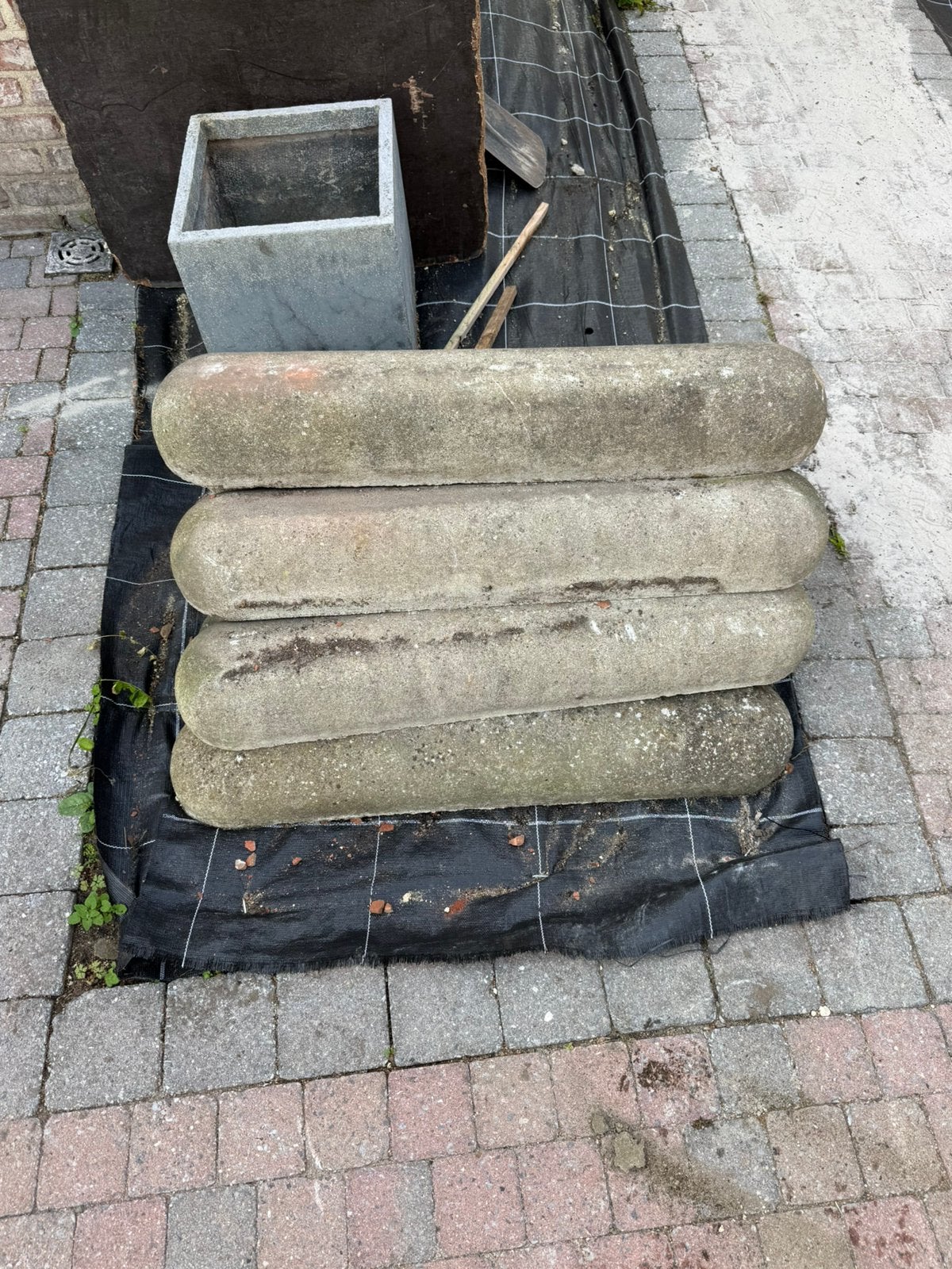 Biggenruggen 10 stuks, Tuin en Terras, Ophalen, Zo goed als nieuw