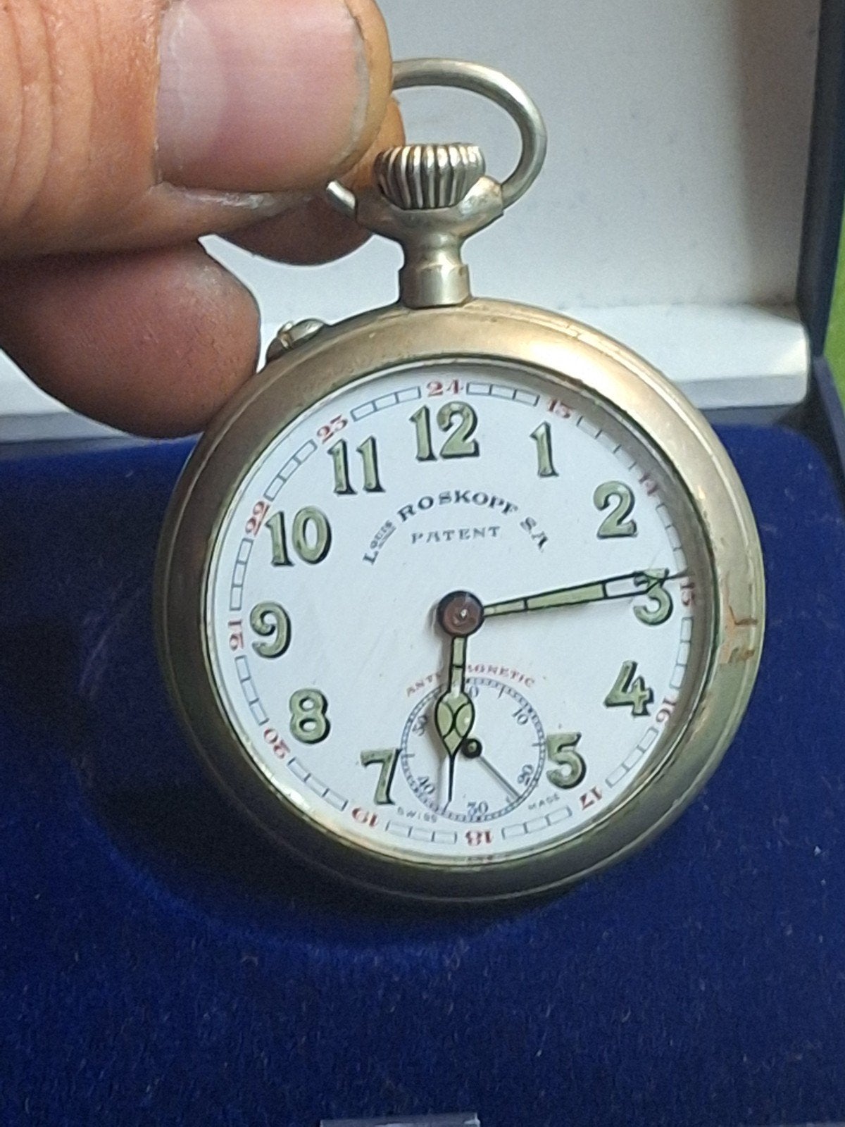montre gousset roskopf 1906 ttbel état fonctionnel, Enlèvement ou Envoi