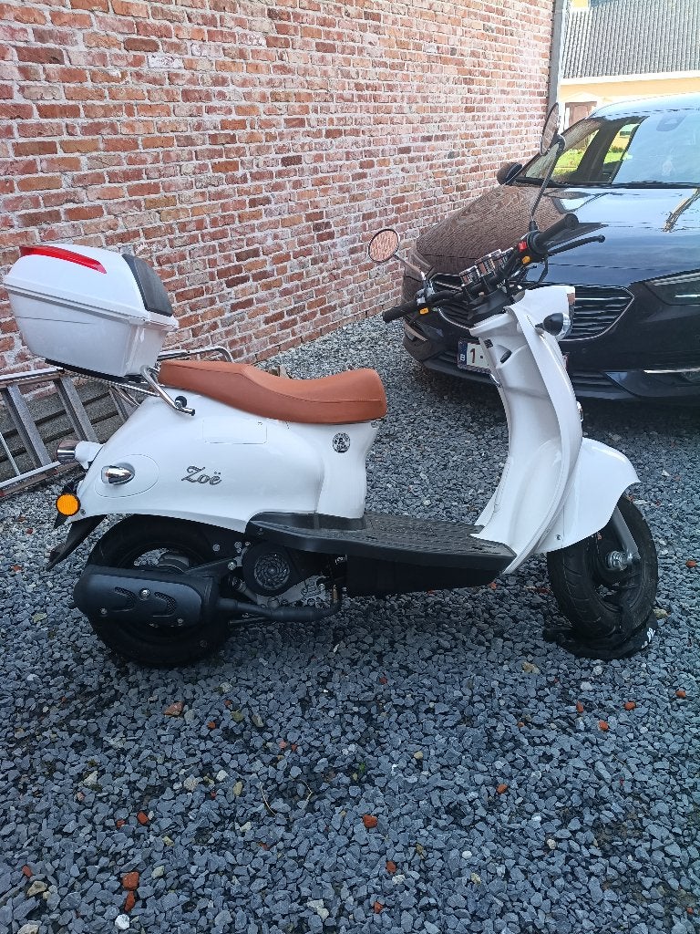 Retro scooter, Nieuw, Klasse B (45 km/u), Benzine, 50 cc