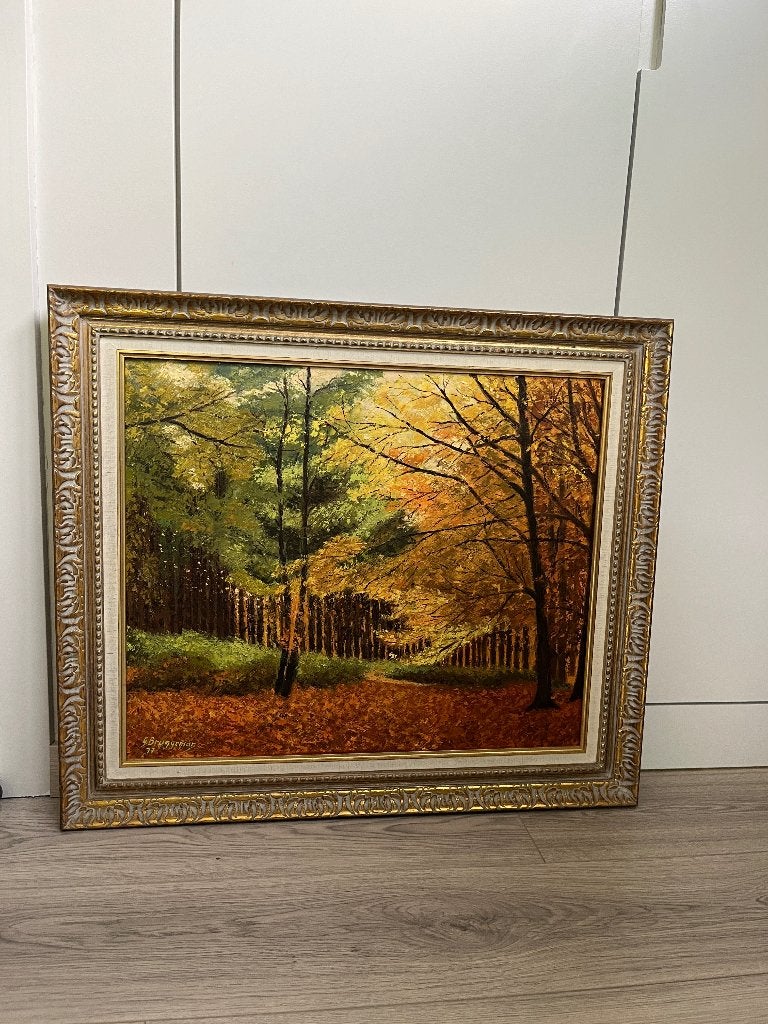 Schilderij Bruggeman 1977, Ophalen