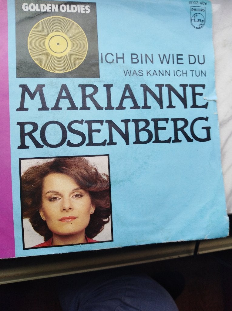 MARIANNE ROSENBERG: "Ich bin wie du" (+ Duits SINGLESET!), 7 inch, Zo goed als nieuw, Pop, Fotohoes