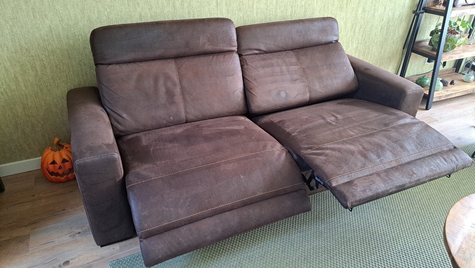 Zetel 3 zits, electr verstelbaar, Huis en Inrichting, Ophalen, Overige materialen, Driepersoons, 75 tot 100 cm