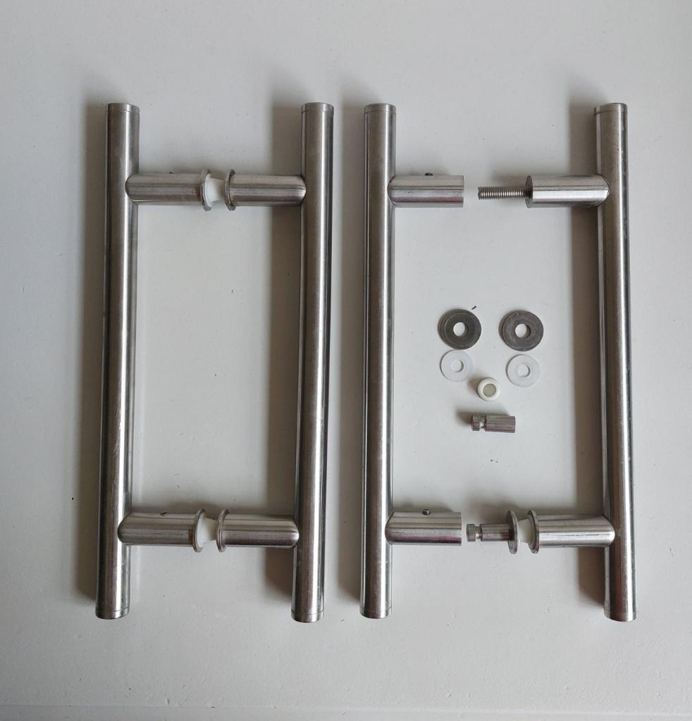 Poignées de porte ou pour tiroir, Bricolage & Construction, Enlèvement ou Envoi, Comme neuf, Inox, Autres types