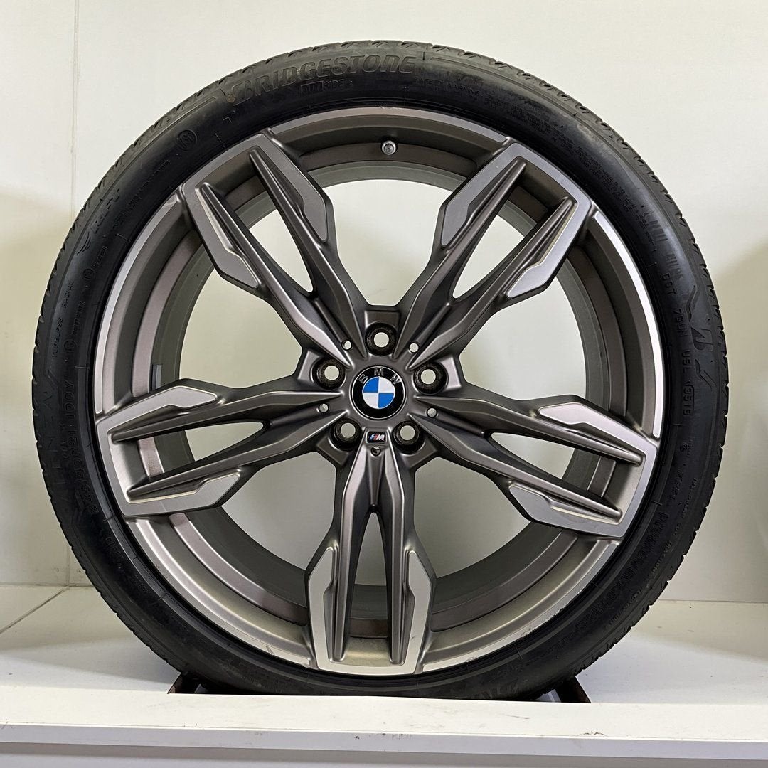 BMW X3 G01 X4 G02 BREEDSET VELGEN + ZOMERBANDEN 21 INCH ORIG, Auto-onderdelen, Banden en Velgen, Banden en Velgen, Zomerbanden