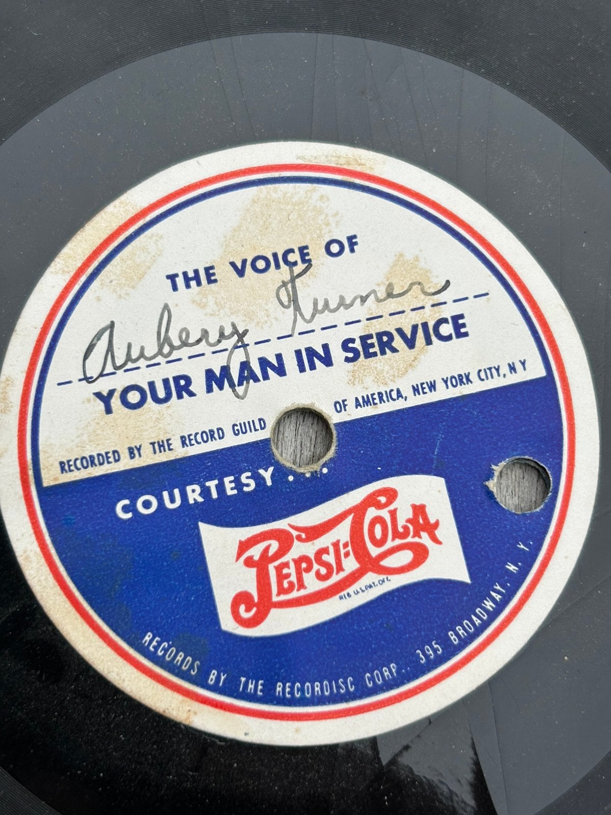 Disque message vocal personnel de GI de US WW2, Collections, Objets militaires | Seconde Guerre mondiale, Enlèvement ou Envoi