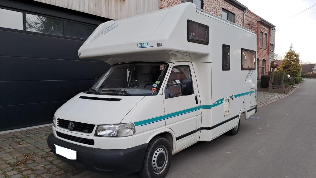 Camper Vw Transporter T4 6 places climatisation, Robel Mobil, Caravanes & Camping, Camping-cars, Particulier, jusqu'à 4, Alcôve