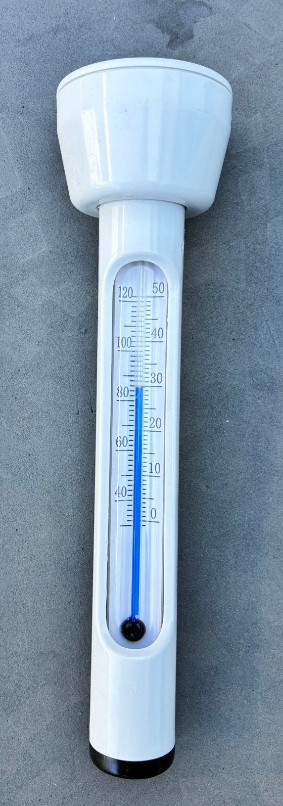 Drijvende Zwembad Thermometer Wit, Ophalen, Zo goed als nieuw, Overige typen