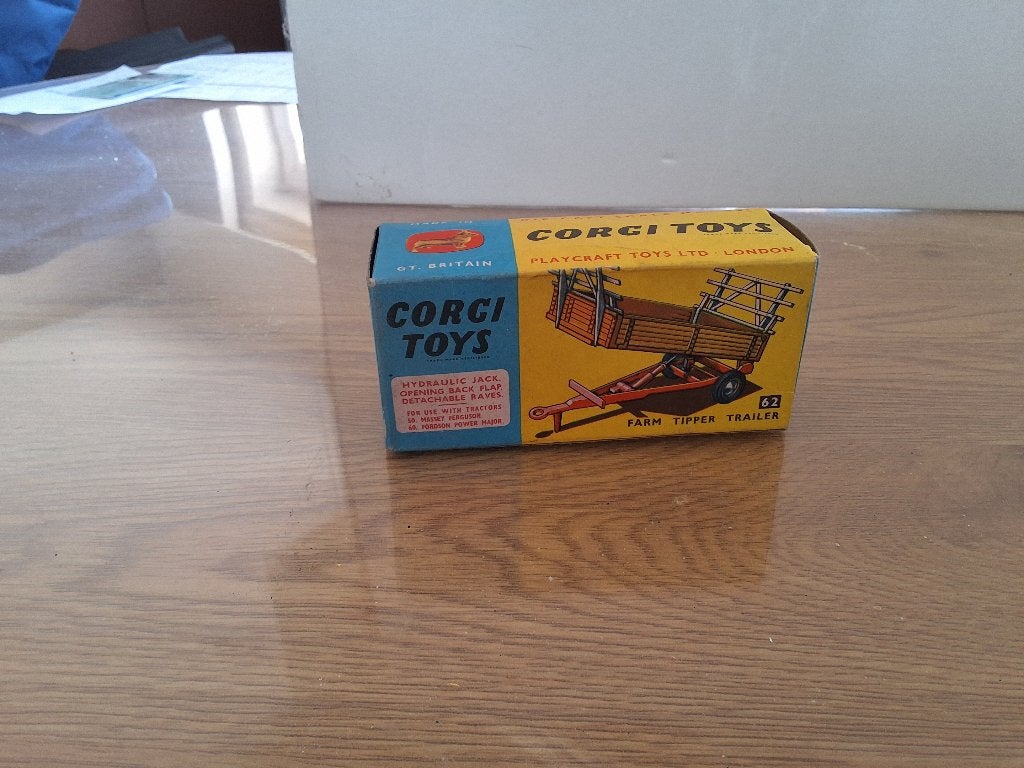 remorque à benne basculante Corgi-Toys 62, Enlèvement ou Envoi, Utilisé, Tracteur et Agriculture, Corgi