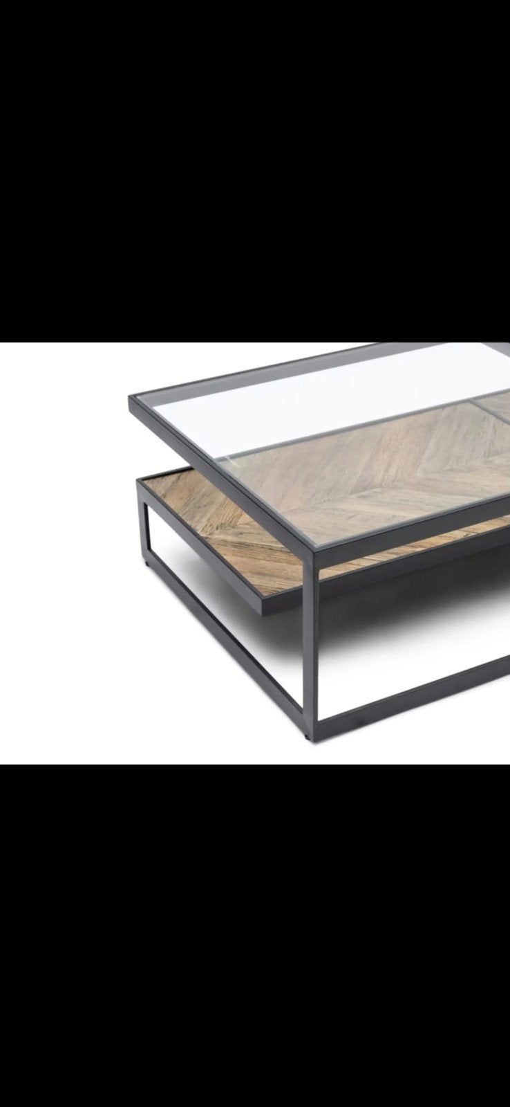 Salontafel Rivièra Maison, Nieuw in doos!!, Ophalen, Eikenhout, Modern, Industrieel, Nieuw
