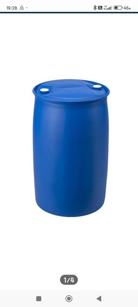 Regenton - Vat - 225L - 25€, Tuin en Terras, Regentonnen, Ophalen