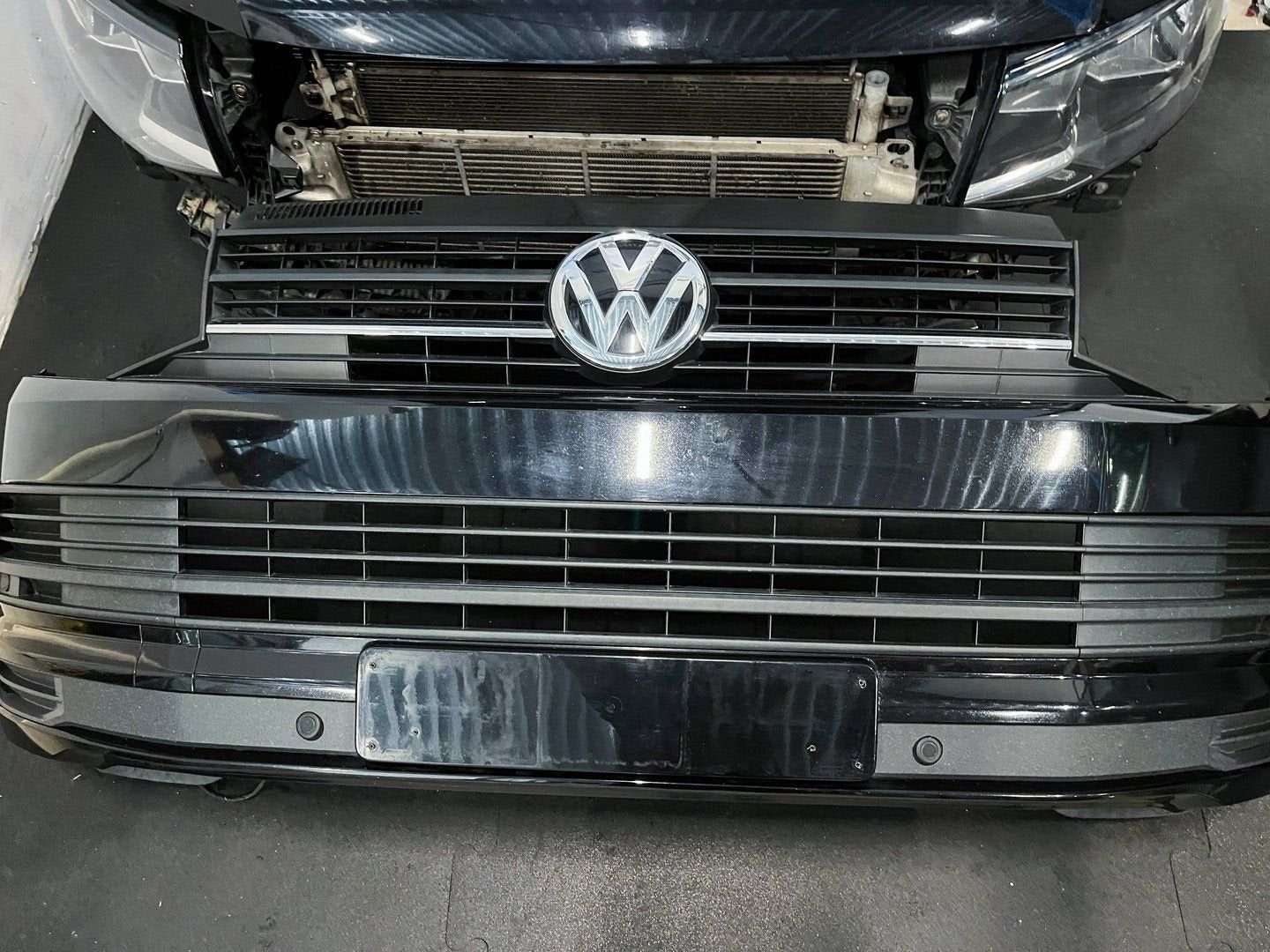 Complete voorkop VW Volkswagen Transporter T6 zwart LC9X, Auto-onderdelen, Gebruikt, -, Voor, -