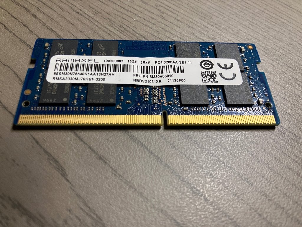 SO-DIMM 16GB - DDR4-3200 (1600 MHz), Enlèvement ou Envoi, DDR4, Utilisé, Laptop