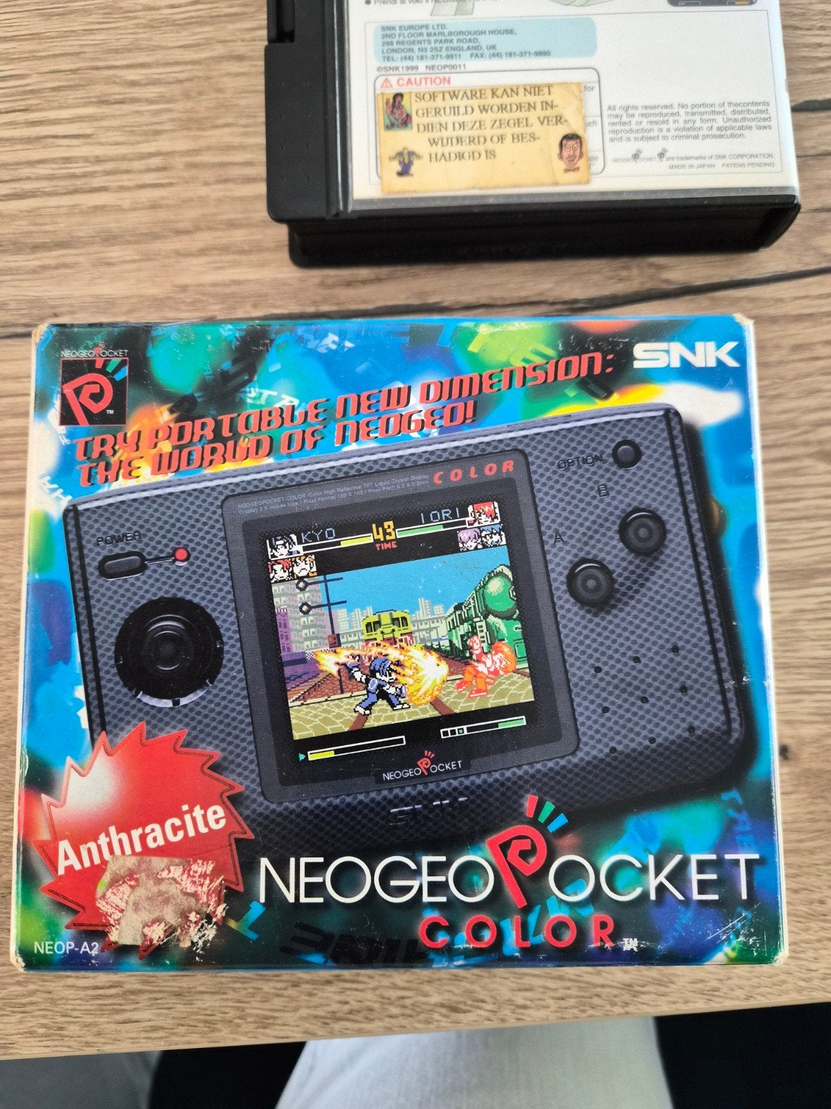 Neo geo pocket color + fatal fury first contact, Games en Spelcomputers, Ophalen of Verzenden, Overige merken, Zo goed als nieuw