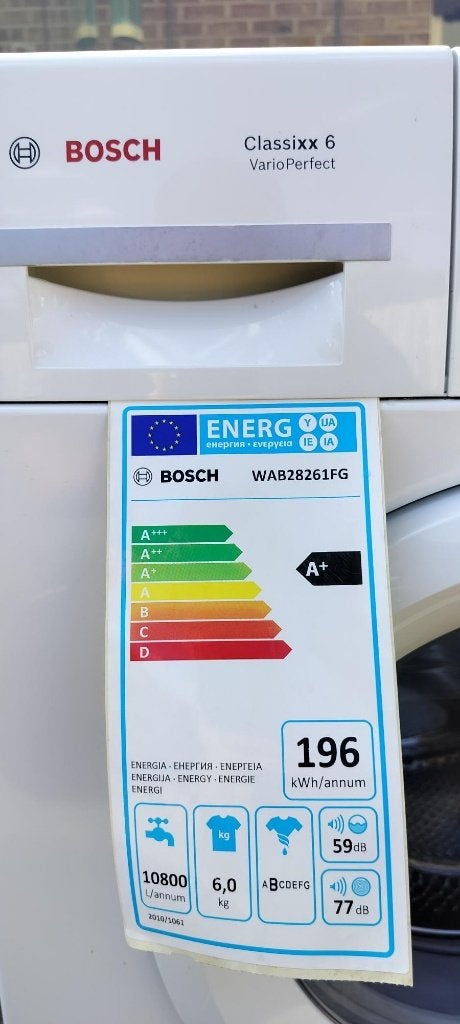 Bosch Wasmachine Classixx 6, 1200 à 1600 tours, 6 à 8 kg, Comme neuf, Chargeur frontal