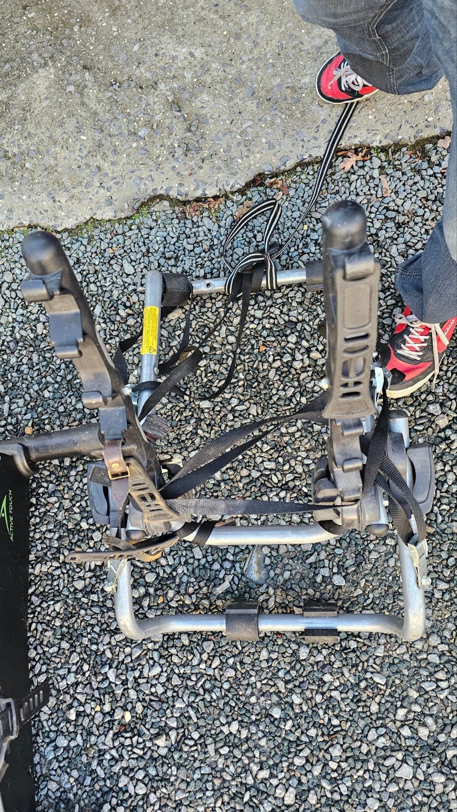 Norauto Strap 100-3 Fietsendrager voor achterklep (voor 3 fi, Ophalen