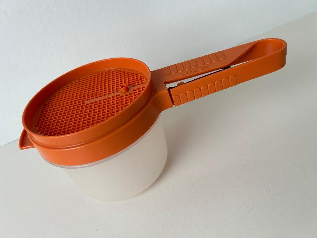 Tupperware - Bloemsuiker strooier, Enlèvement, Comme neuf, Orange
