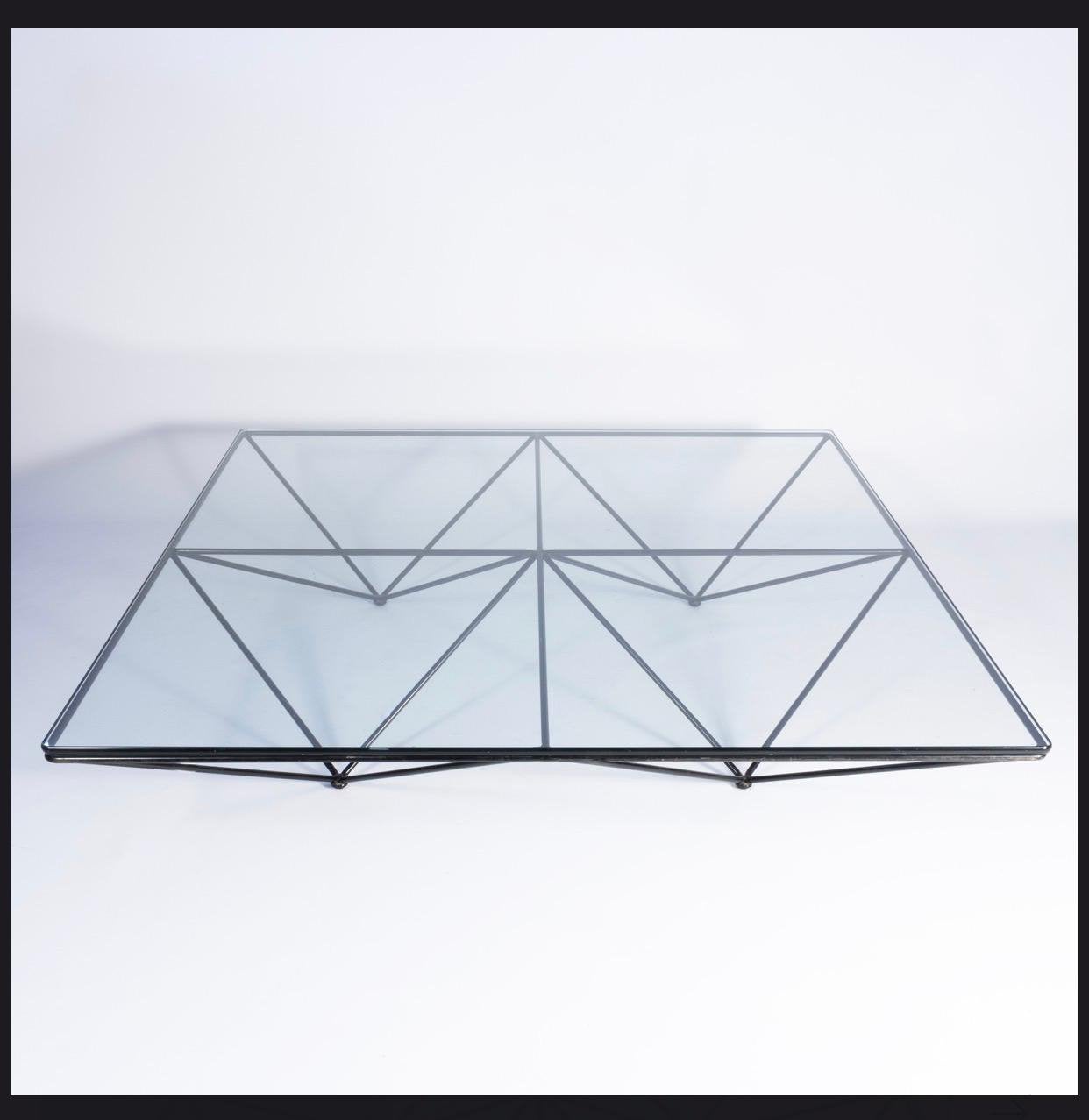 B&B Italia Salontafel, Ophalen, Gebruikt, Vierkant, Glas