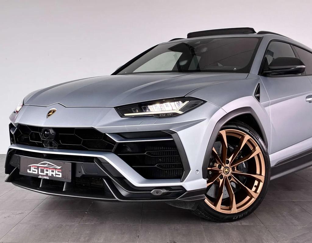 Lamborghini Urus 4.0BiTurboV8-GraphiteCapsule-CarbonPack-Akr, Autos, Phares entièrement LED, Argent ou Gris, 3996 cm³, Euro 6