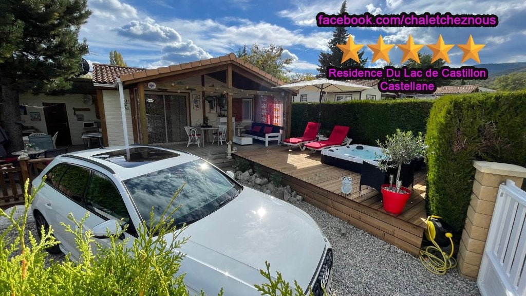 Chalet Castellane cote d'azur Gorgesduverdon Airco & Jacuzzi, Vakantie, 5 personen, Wasmachine, 2 slaapkamers, Provence en Côte d'Azur