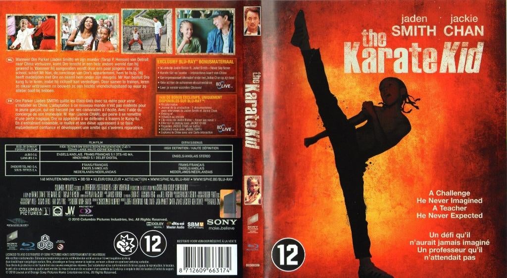 the karate kid (blu-ray) nieuw, Ophalen of Verzenden, Zo goed als nieuw, Actie