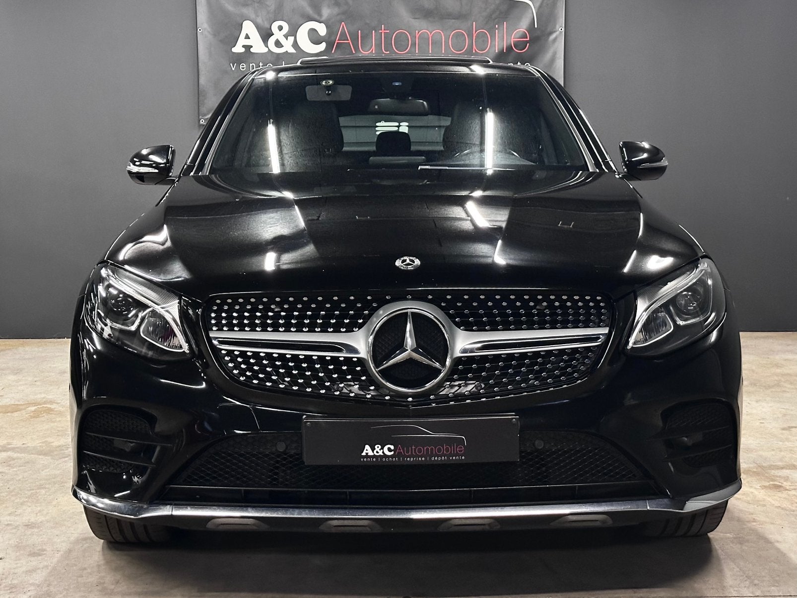 Mercedes GLC 220d pack Amg Coupe, Auto's, 4 cilinders, Zwart, 120 kW, SUV of Terreinwagen