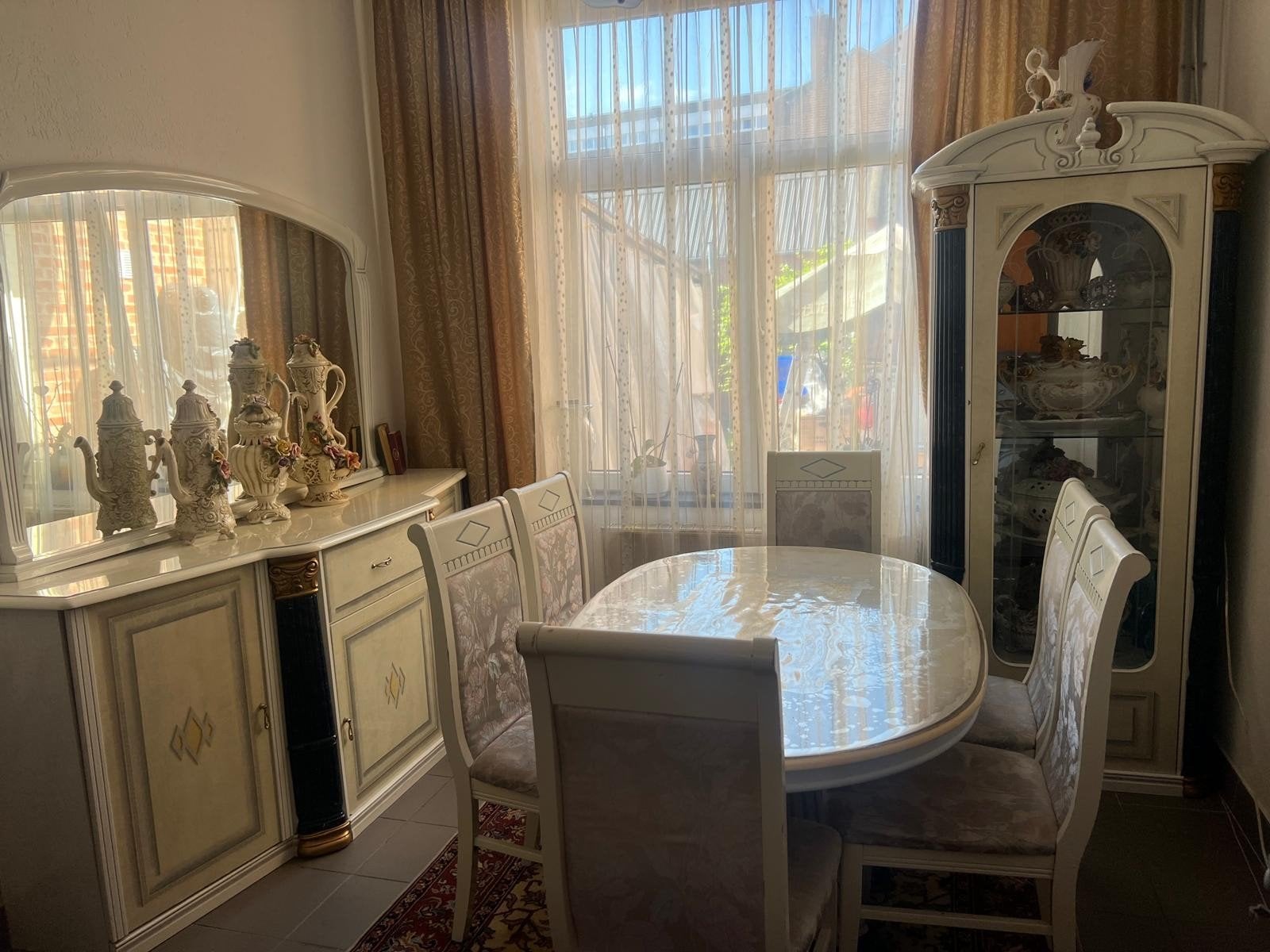 salle a manger complète, Huis en Inrichting, Ophalen, Gebruikt, Italien style Versace