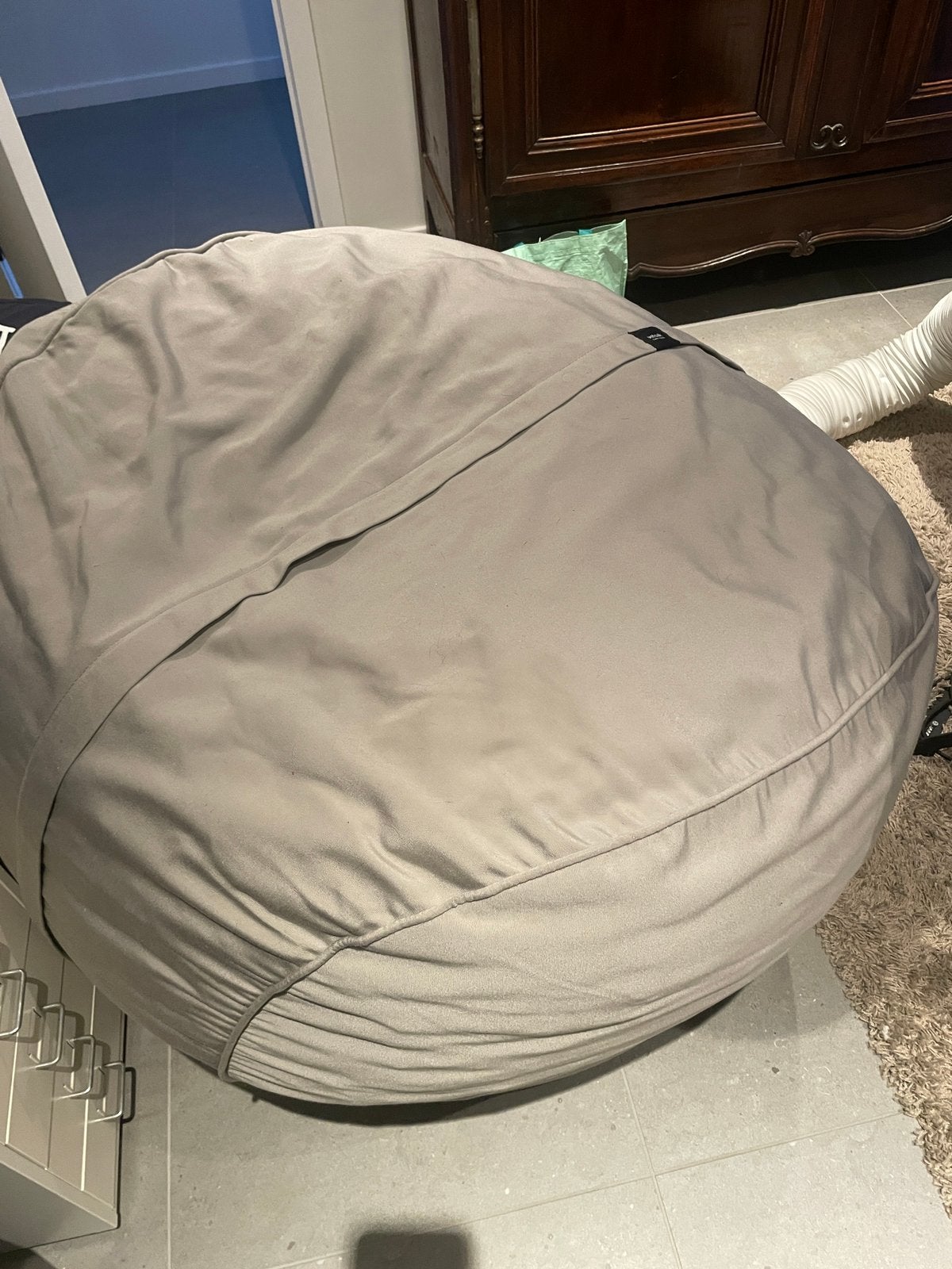 Zitzak Vetsak medium, Maison & Meubles, Enlèvement, Comme neuf, Gris, Pouf