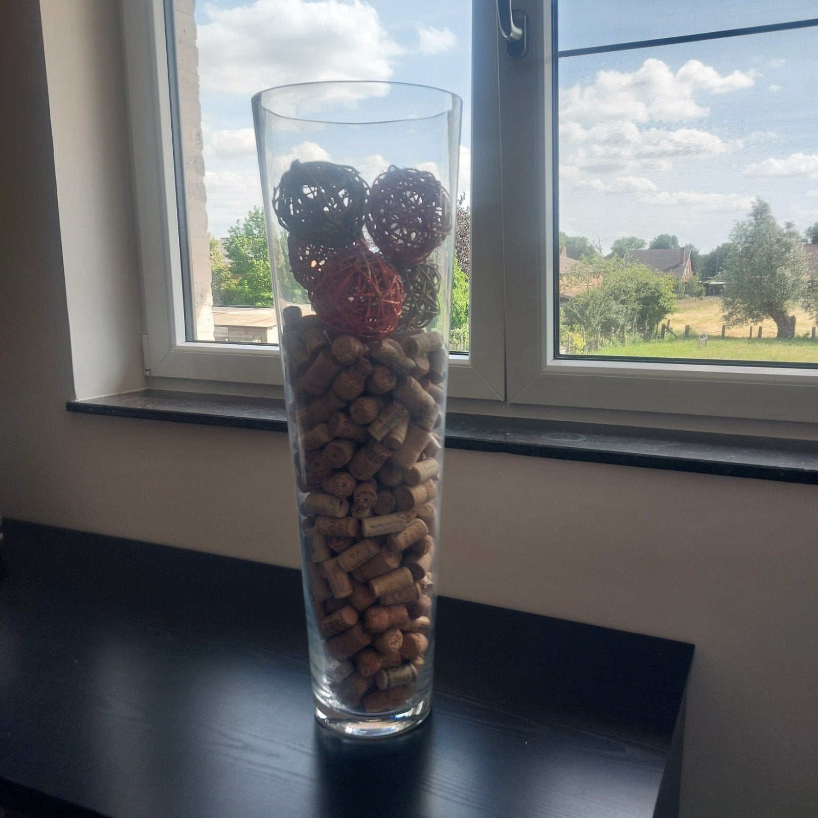Decoratieve vaas, Ophalen, Glas