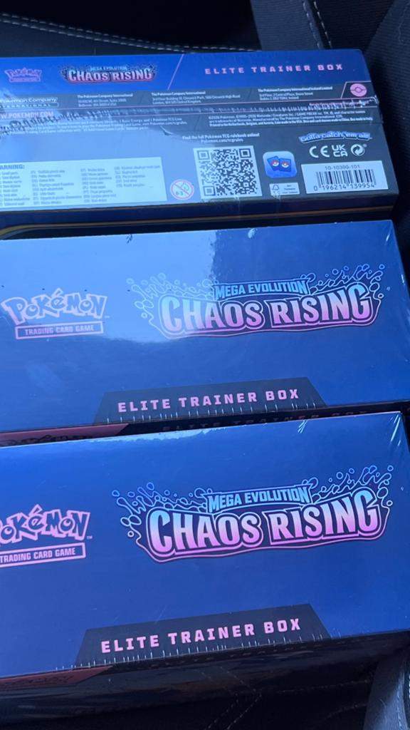 Chaos rising elite trainer box, Enlèvement, Neuf