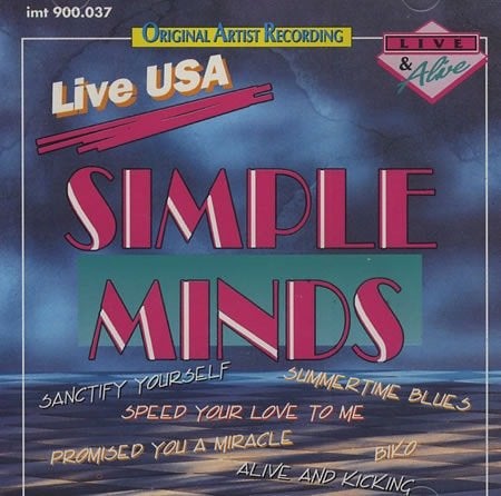 Simple Minds – Live USA (CD), Ophalen of Verzenden, Zo goed als nieuw