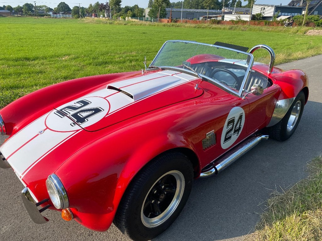 AC COBRA ,REPLICA, OLDTIMER, Auto's, Achterwielaandrijving, Cabriolet, Leder, 220 kW