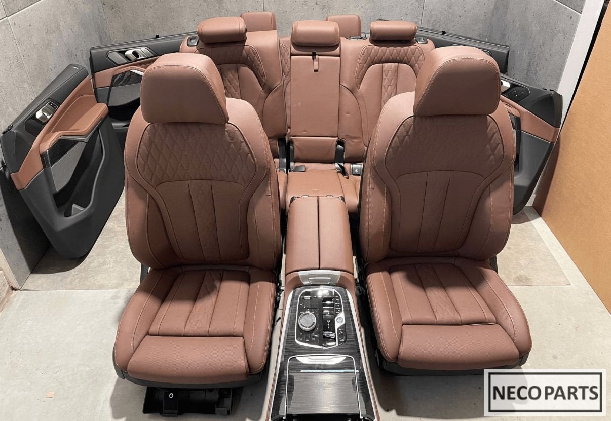 BMW X5 G05 LCI INTERIEUR SET STOELEN VERWARMD COMPLEET, Auto-onderdelen, Gebruikt, -, -, Ophalen of Verzenden