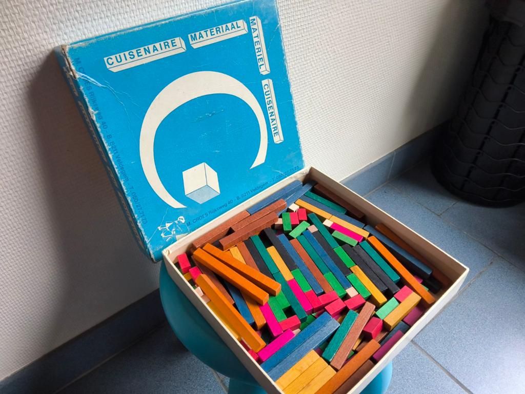 Cuisenaire staafjes hout €5, Kinderen en Baby's, Ophalen, Gebruikt, Rekenen