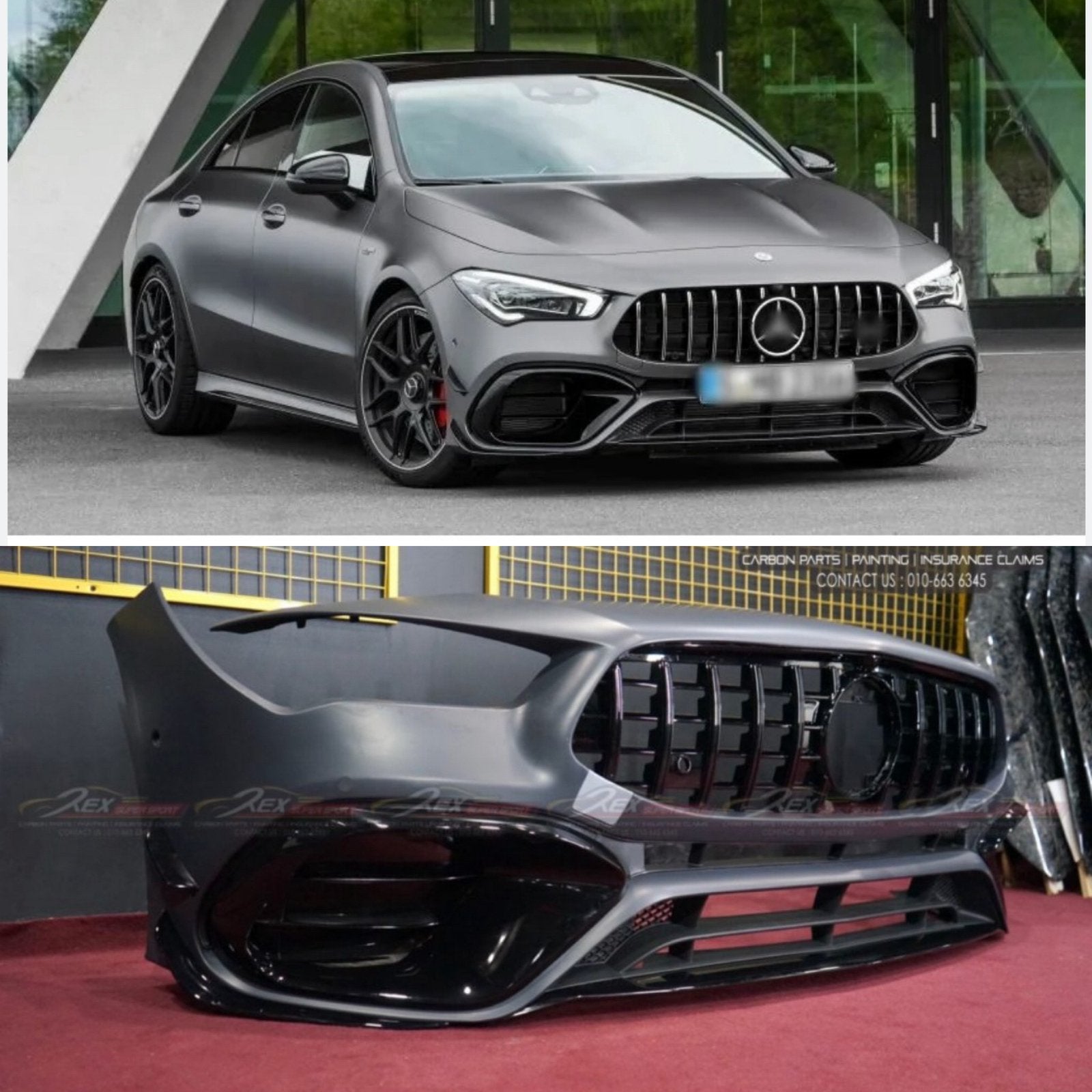Pare choc Mercedes CLA, Autos : Pièces & Accessoires, Enlèvement, Avant