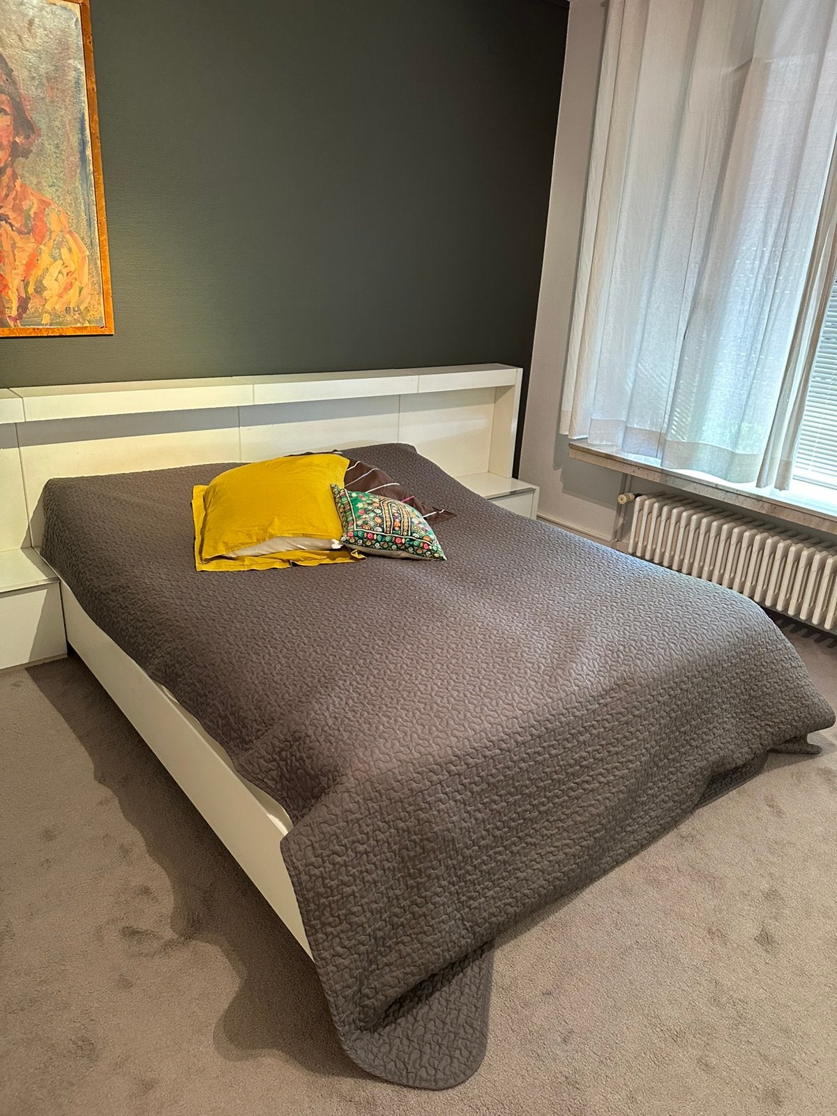 Slaapkamer, Huis en Inrichting, Slaapkamer | Complete slaapkamers, Ophalen, Zo goed als nieuw, Tweepersoons, Modern