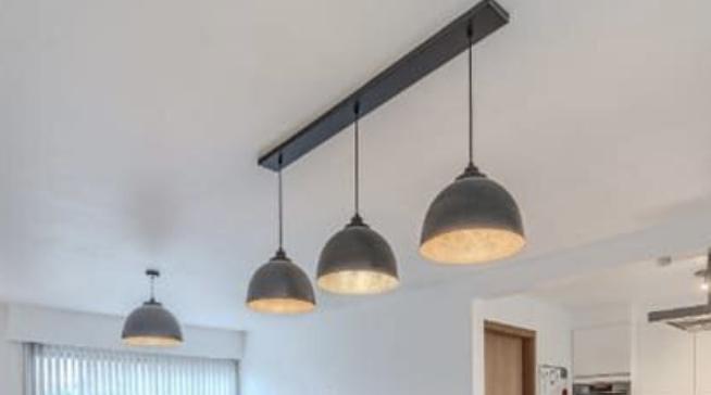 Armaturen hanglampen, Huis en Inrichting, Ophalen, Gebruikt, 50 tot 75 cm, Rustiek