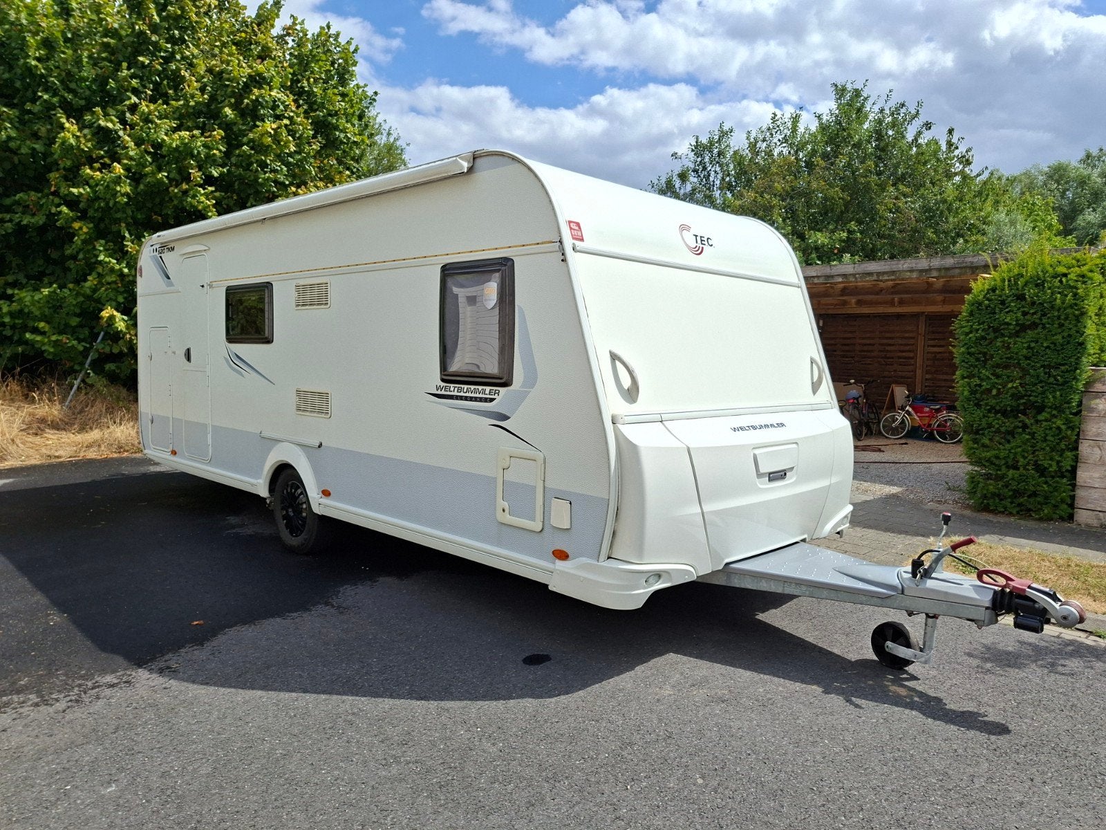 Luxe full option caravan T.E.C. Weltbummler, T.E.C., Jusqu'à 6, 5 à 6 mètres, Particulier