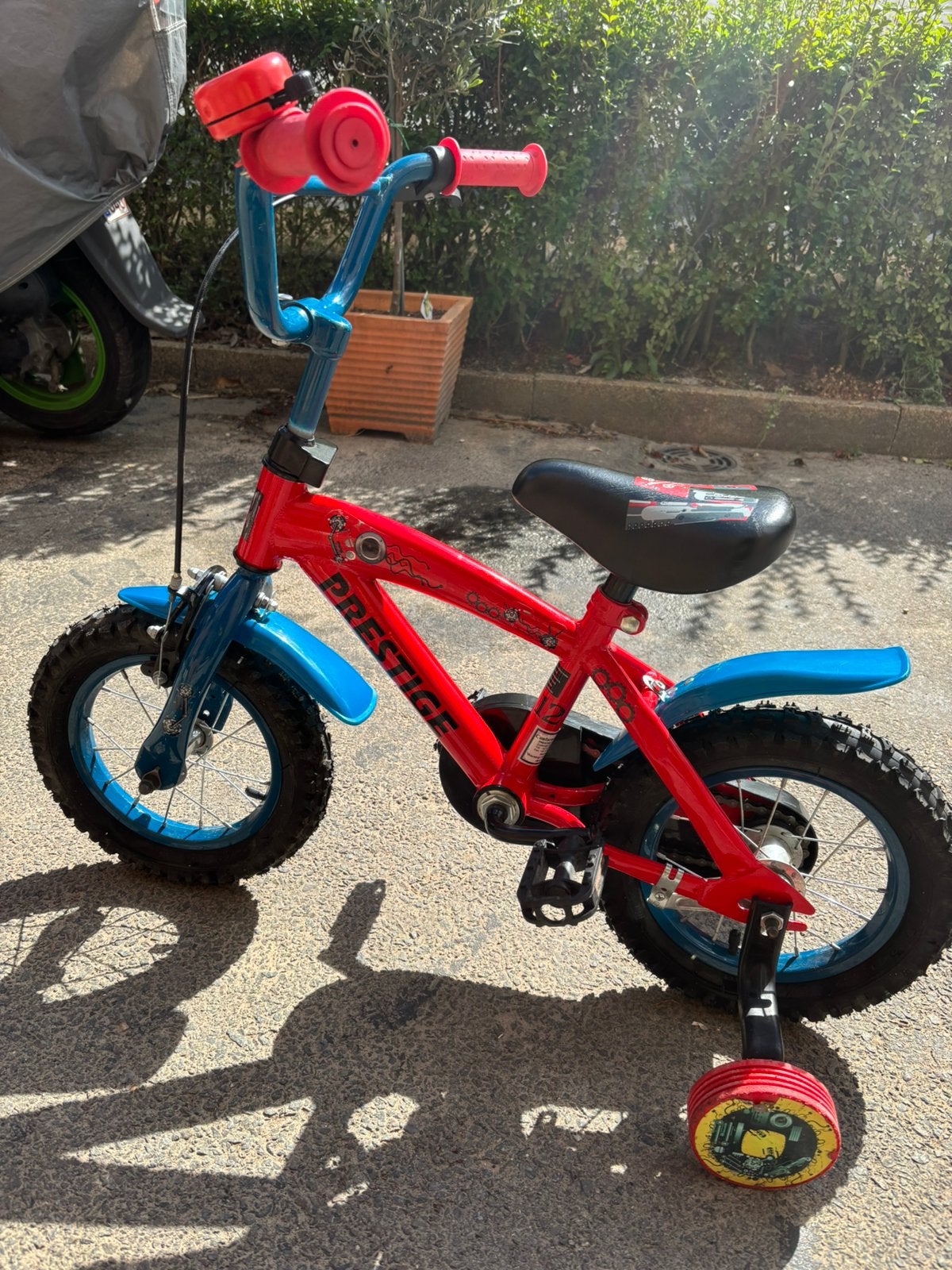 Jongensfiets 12 inch, Ophalen, Zo goed als nieuw, Terugtraprem, 14 inch of minder