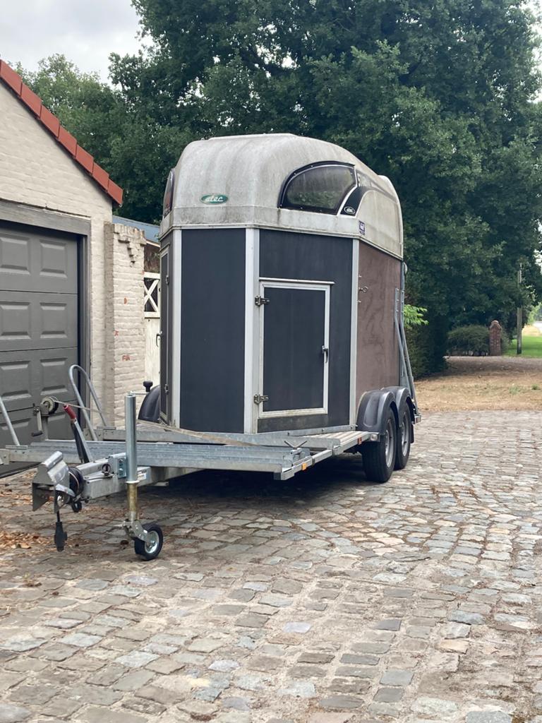 2paard koetsentrailer, Ophalen, Gebruikt, 2-paards trailer