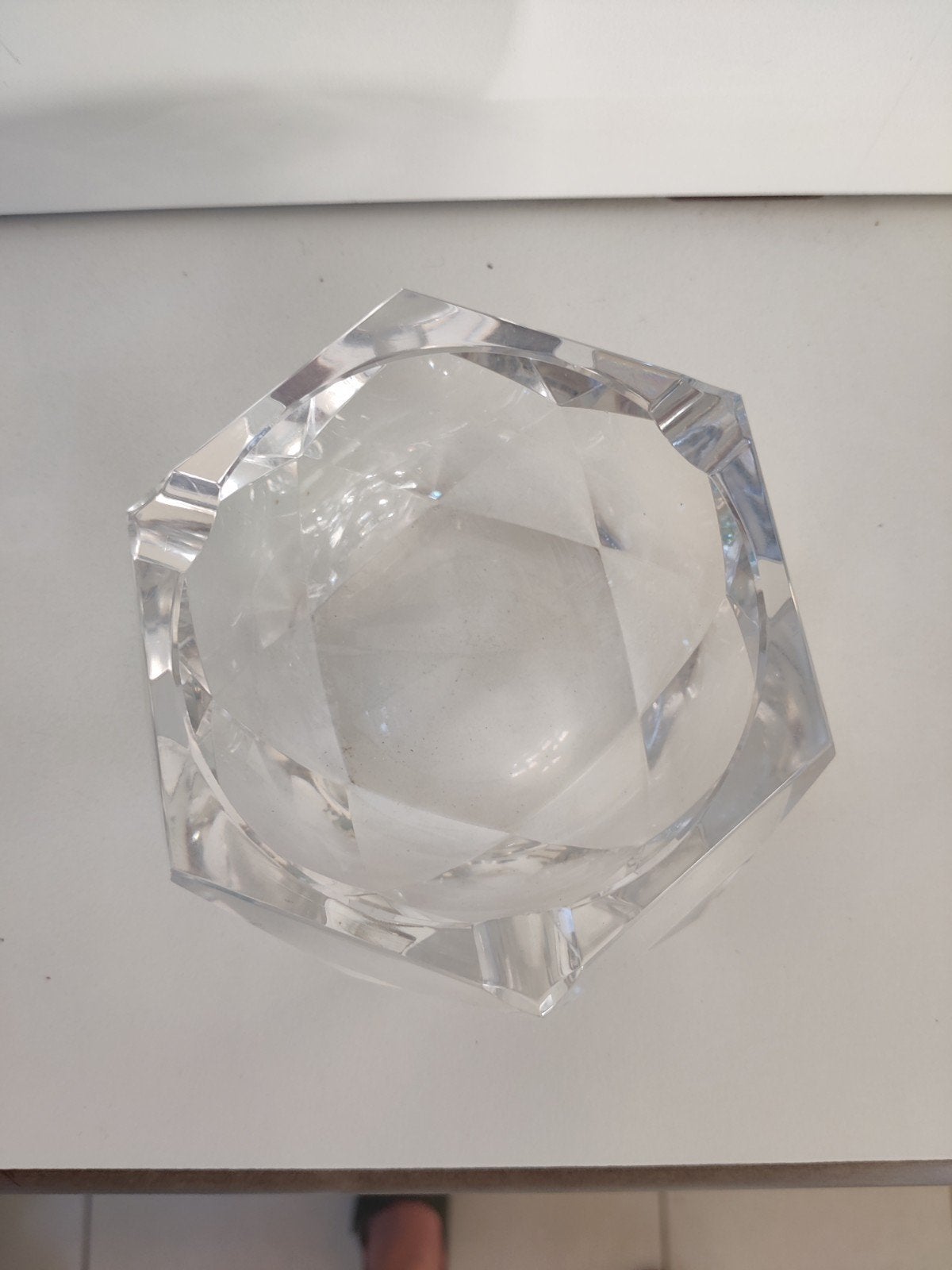 Val Saint Lambert asbak, Huis en Inrichting, Woonaccessoires | Schalen en Manden, Ophalen, Glas, Schaal